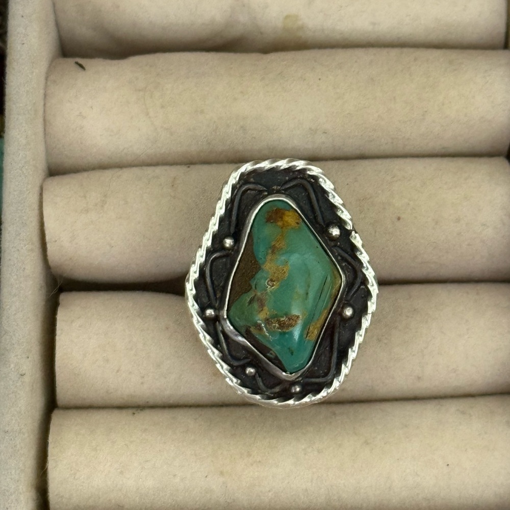 Silver and Turquoise Ring